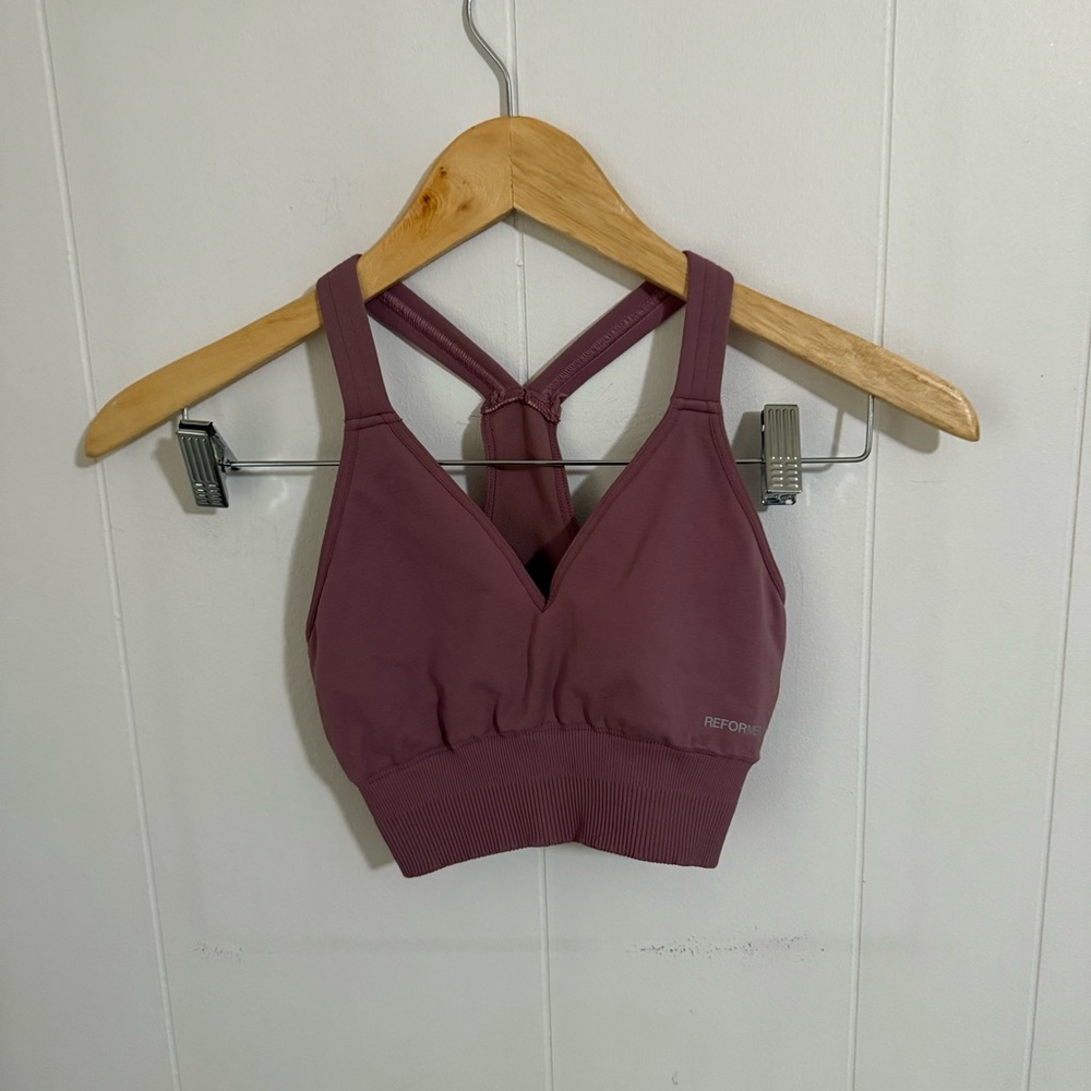 Mauve Sports Bra by Reformer Pilates
